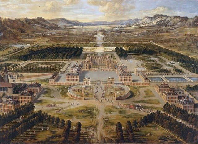 Takto zachytil podobu paláce asi v roce 1668 francouzský malíř Pierre Patel (1605-1676).(Foto: neznámý autor / commons.wikimedia.org / volné dílo)