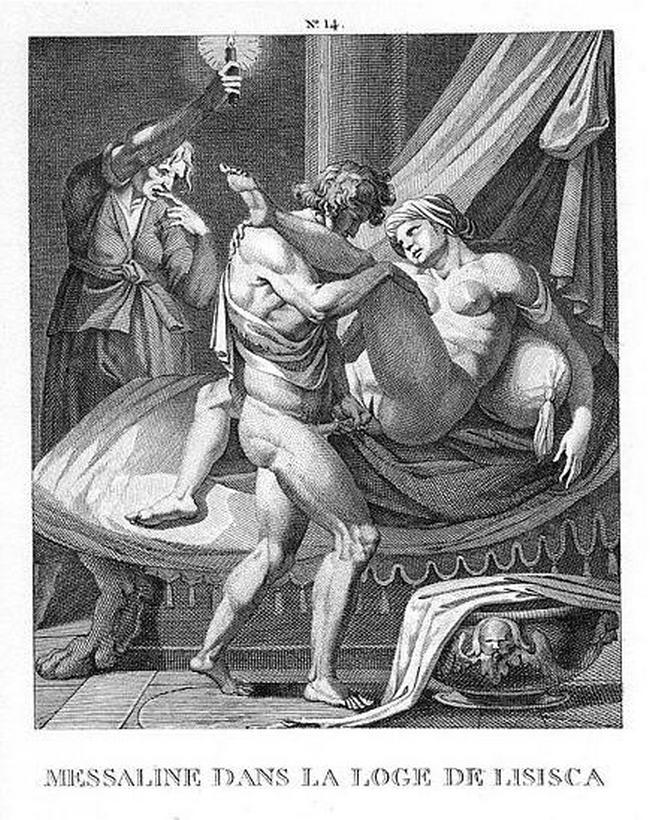 Je nenasytná a v maratonu sexu se rozhodne utkat s nejslavnějšími prostitutkami Říma. (volné dílo, commons.wikimedia)
