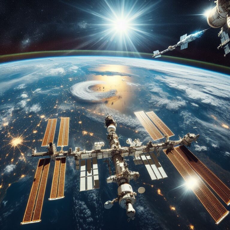 V současné době jediná trvale obydlená vesmírná stanice... Foto: Pixabay