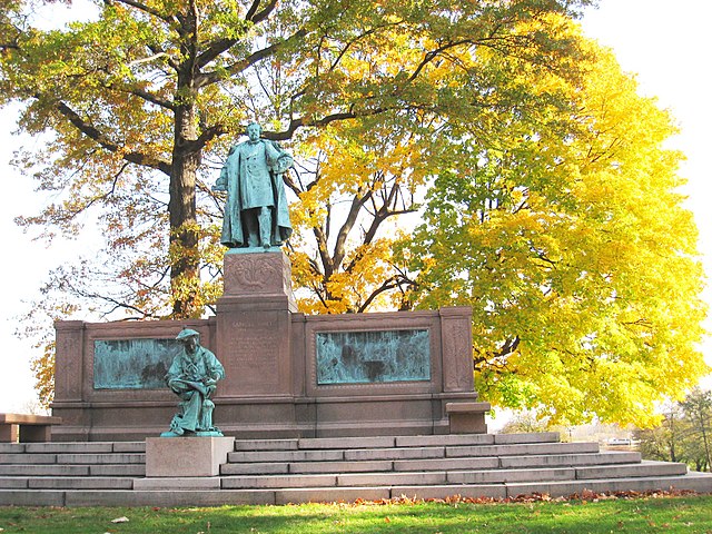 Coltův památník v Hartfordu. Foto: Pořídil jsem tuto fotografii., Public domain, via Wikimedia Commons