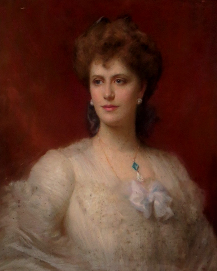 Portrét Alice Keppelové od neznámého autora (mezi 1890 až 1900). FOTO: neznámý autor / Creative Commons / volné dílo