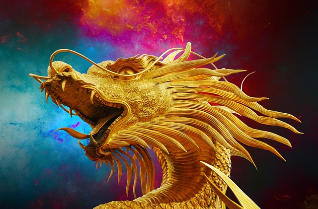V Číně je drak považován za pozitivní bytost. Foto: Pixabay