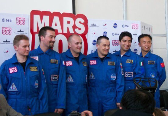 Posádka projektu Mars 500, která měla v simulaci strávit téměř rok a půl. FOTO: irenita / Creative Commons / CC BY-SA 2.0