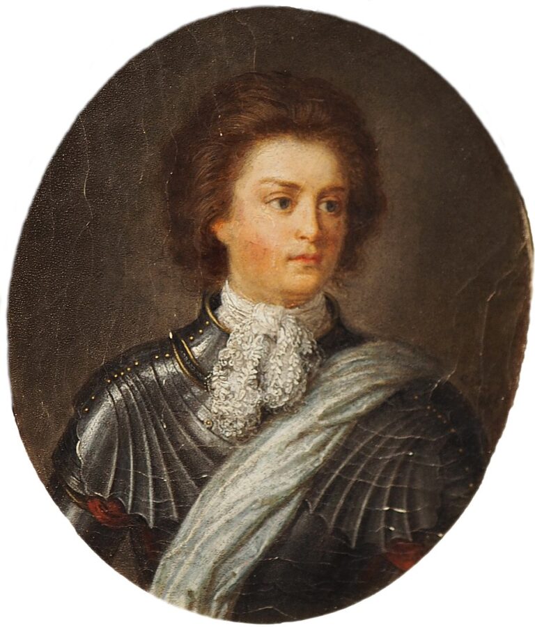 Útěchu nachází Žofie v náručí Philipa Christopha, hraběte z Köningsmarcku (1665-1694) svého dlouholetého přítele z nejvěrnějších. (autor neznámý, volné dílo, commons.wikimedia)