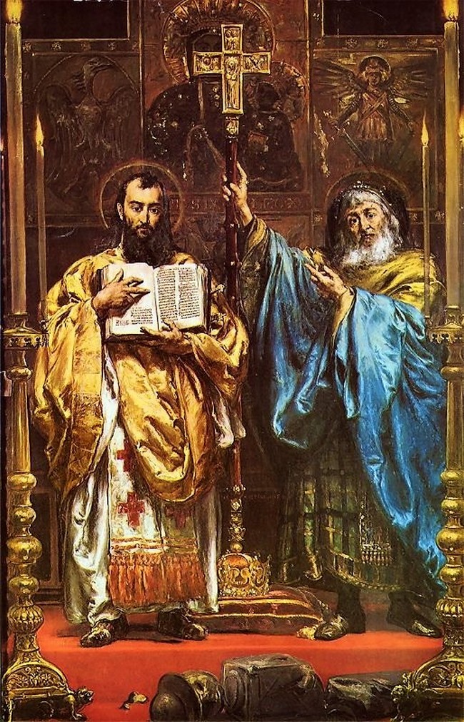 Přestože je dělí velký věkový rozdíl – platí za sehranou dvojku. (Jan Matejko / wikimedia.commons.org / Volné dílo)