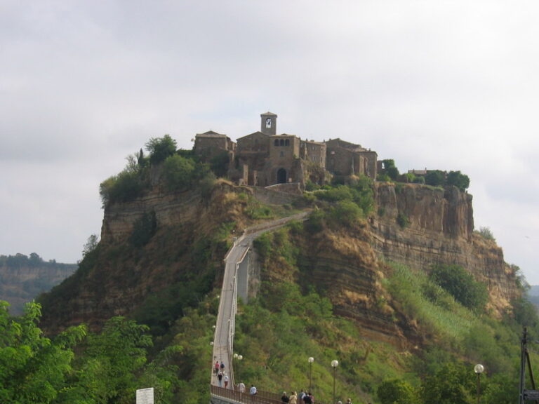 Pozůstatky etruského města. Civita di Bagnoregio, Itálie. FOTO: rdesai / Creative Commons / CC BY 2.0