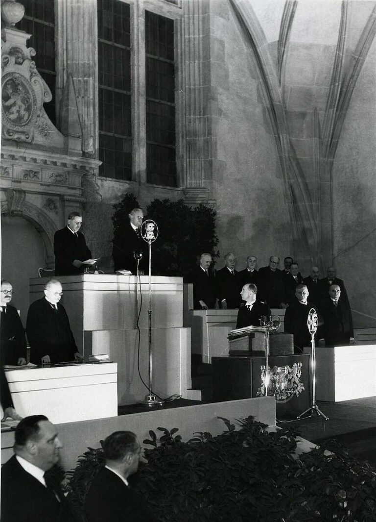 Volba Edvarda Benešem prezidentem republiky 18. prosince 1935. 