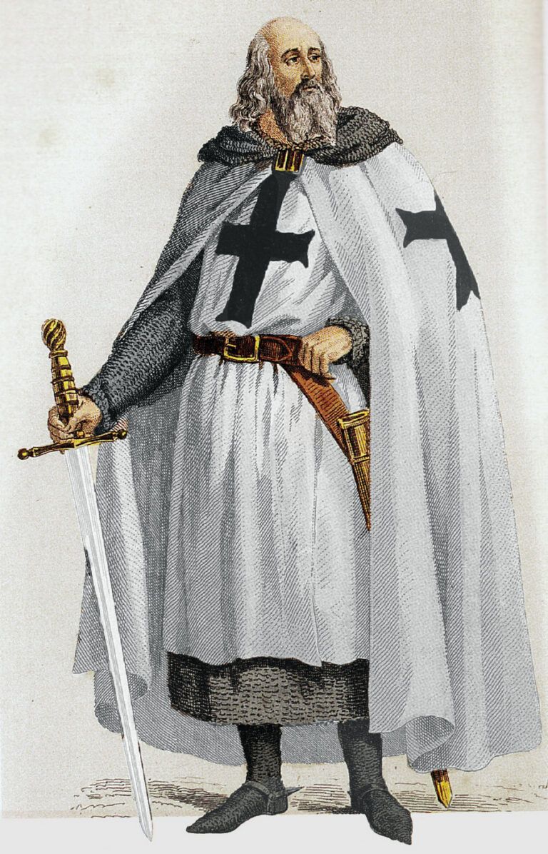 Poslední křižácký velmistr Jacques de Molay.