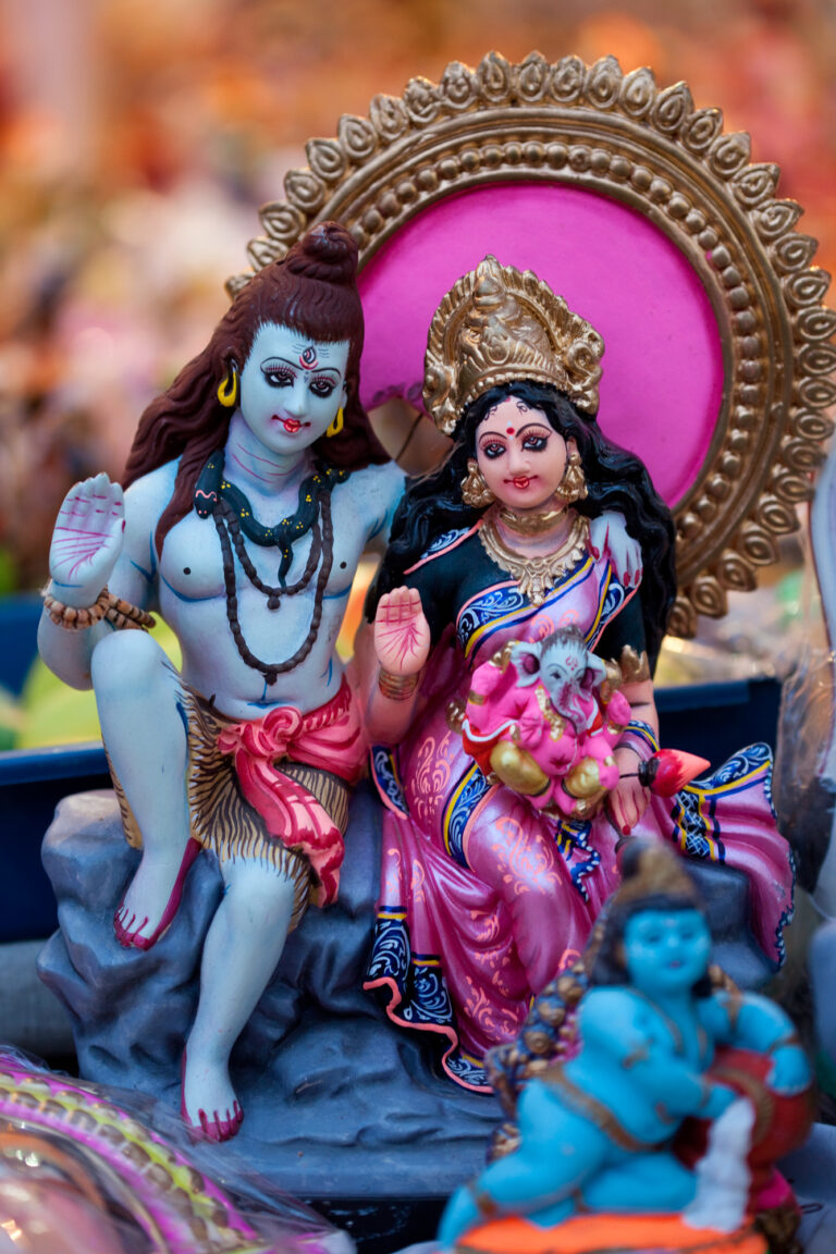 Shiva Parvati - Navarathri Golu panenky