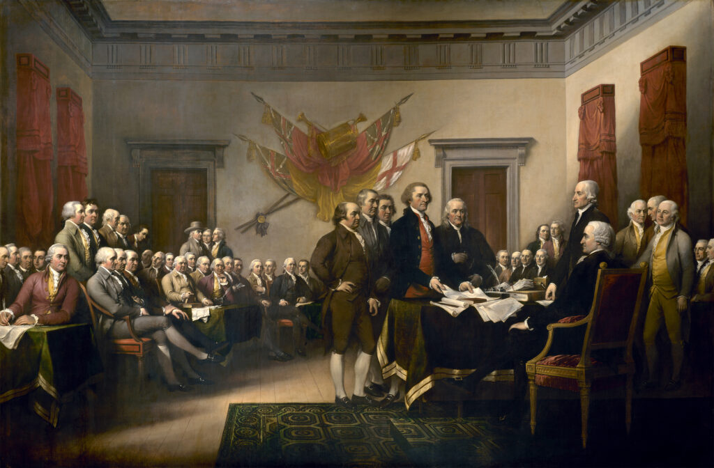 Wikipedia, autor John Trumbull, volné dílo