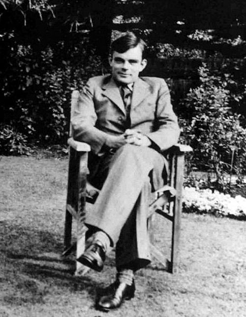 Alan Turing (1912–1954) se narodil dne 23. června 1912 v Londýně., wikipedia, autor neznámý, volné dílo