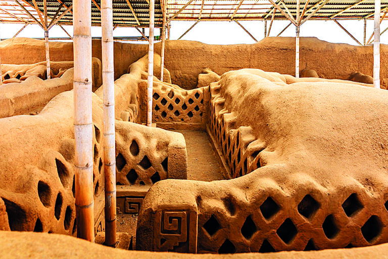 Archeologické naleziště Posvátné město Caral-Supe v Peru