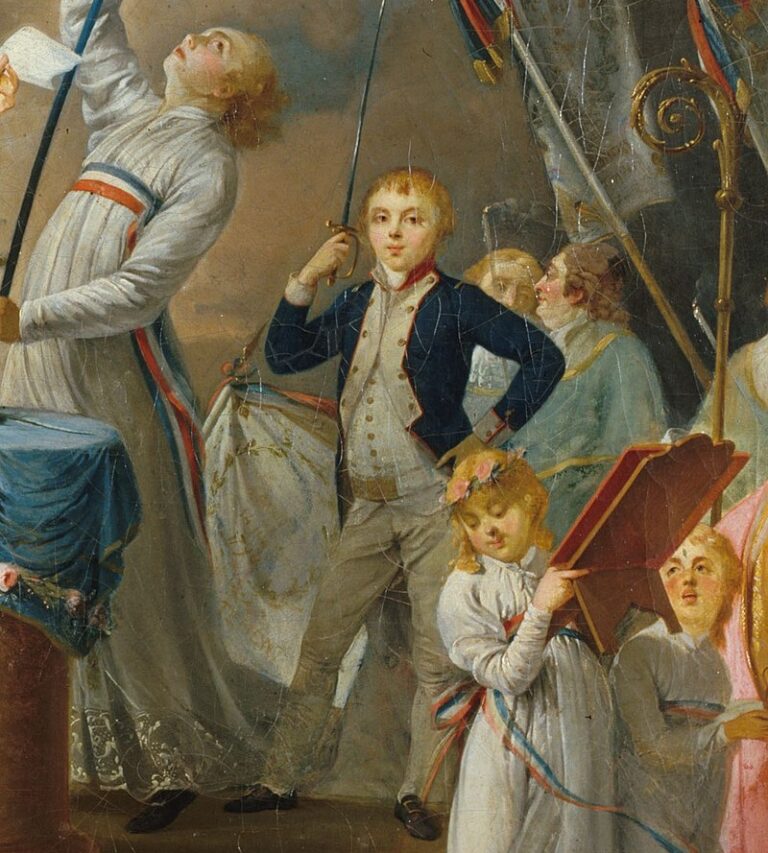 Mladý Georges Washington de La Fayette nedá bez joja ani ránu. FOTO: Jacques Louis David (1748-1825) Creative Commons/Public Domain