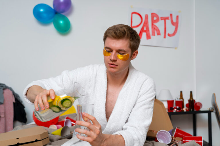 Voda s citronem je dobrým lékem po prohýřené noci. Foto: Freepik