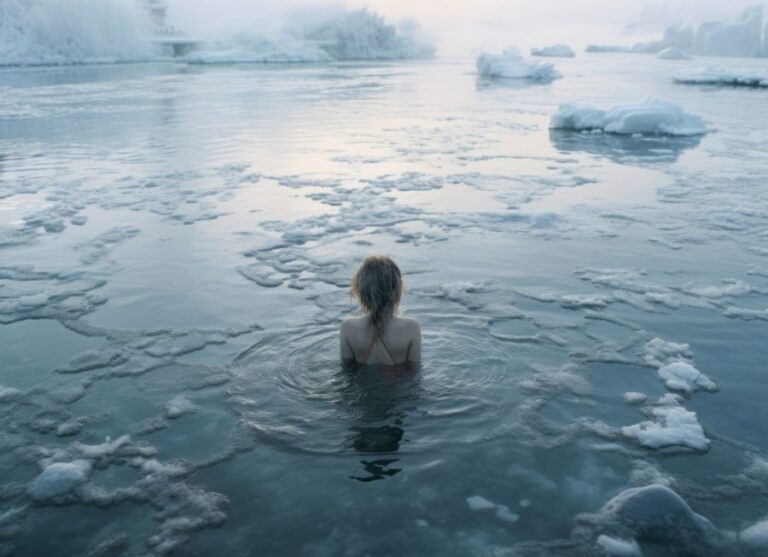 Dlouhodobé vystavení ledové vodě vede k jasné smrti. Foto: Freepik