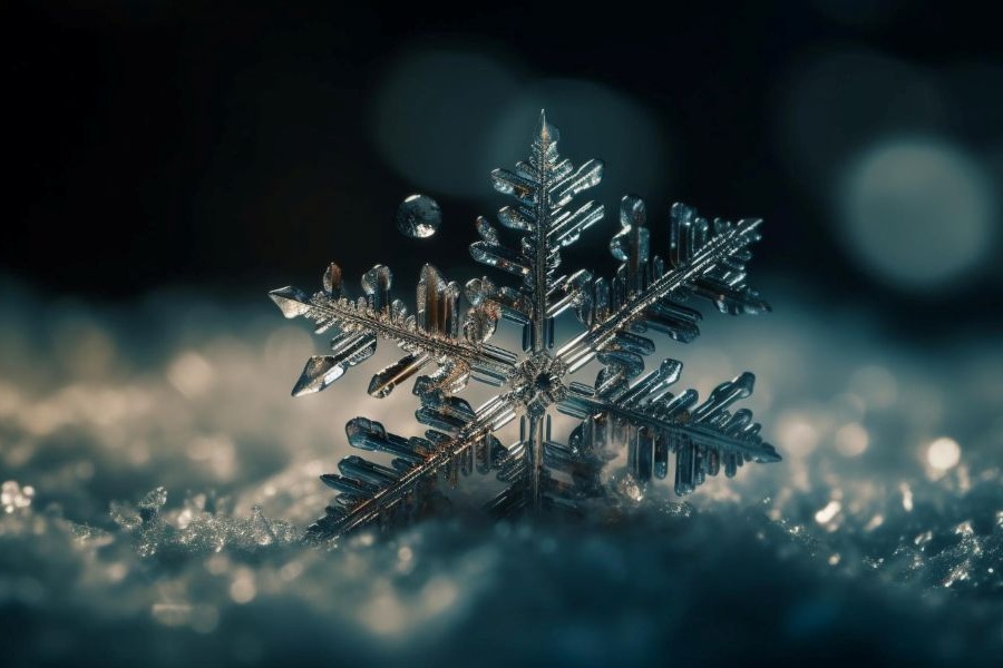 Co je to vlastně sníh? Nejenom kalamita, ale i tisíce molekul vody v šestiúhelníkové struktuře