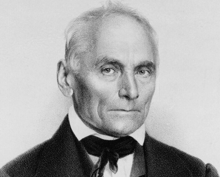 Jan Evangelista Purkyně popíše křivky na prstech jako úplně první na světě. Foto: Rudolph Hoffmann (1820-1882)/Creative Commons/Public Domain