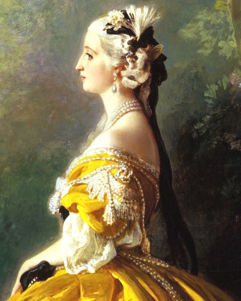 Eugenie de Montijo určuje módní trendy. Foto: Franz Xaver Winterhalter (1805–1873)/Creative Commons/Public Domain