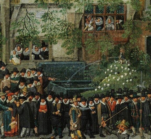 Slušivé oblečky měl čůrající chlapeček už v roce 1615.