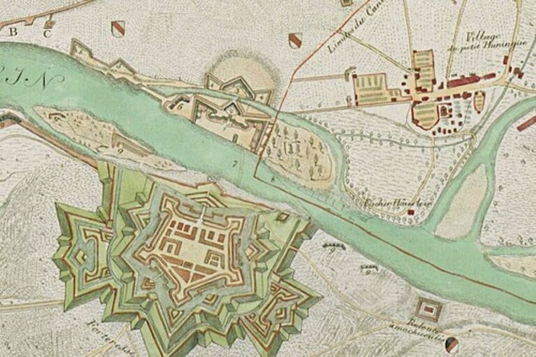 Kdybychom se podívali ještě hlouběji do historie, našli bychom další příkladů sporů o lov lososů, Jeden pochází z let 1736/37 mezi konfederačním kantonem Basilej a Francouzským královstvím o rybářská práva a umístění státní hranice na řece Rýn. Foto: Charles Pinot / Christian von Mechel/Creative Commons/Public Domain