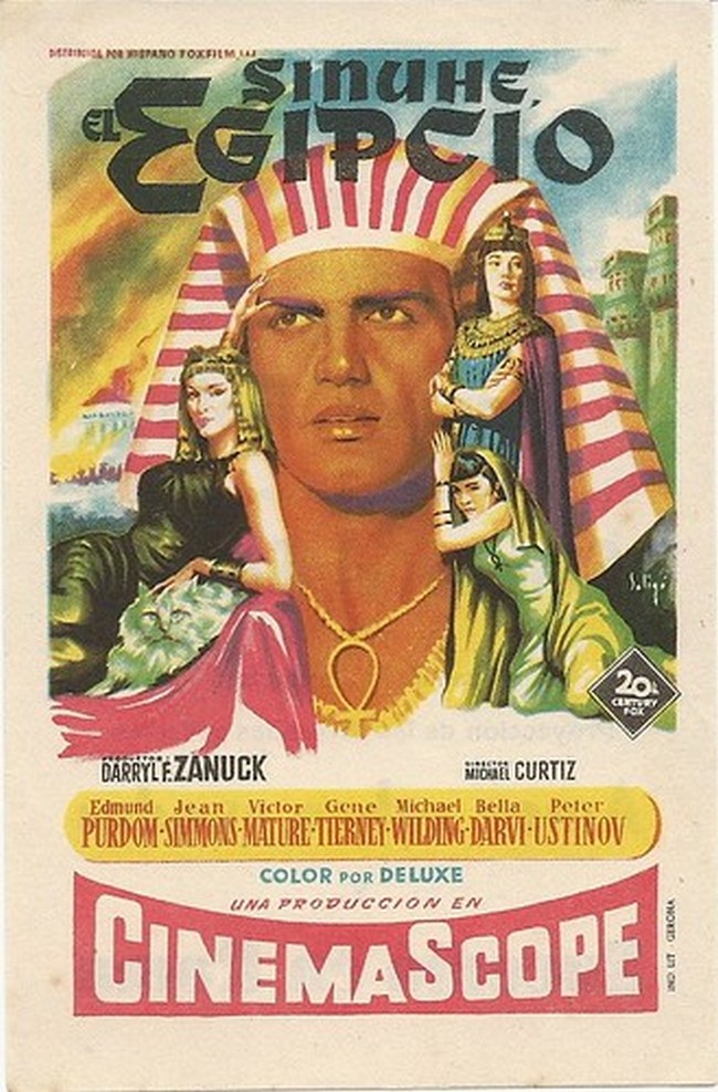 V roce 1954 se příběh dočká filmového zpracování. I v něm je Sinuhet lékařem.