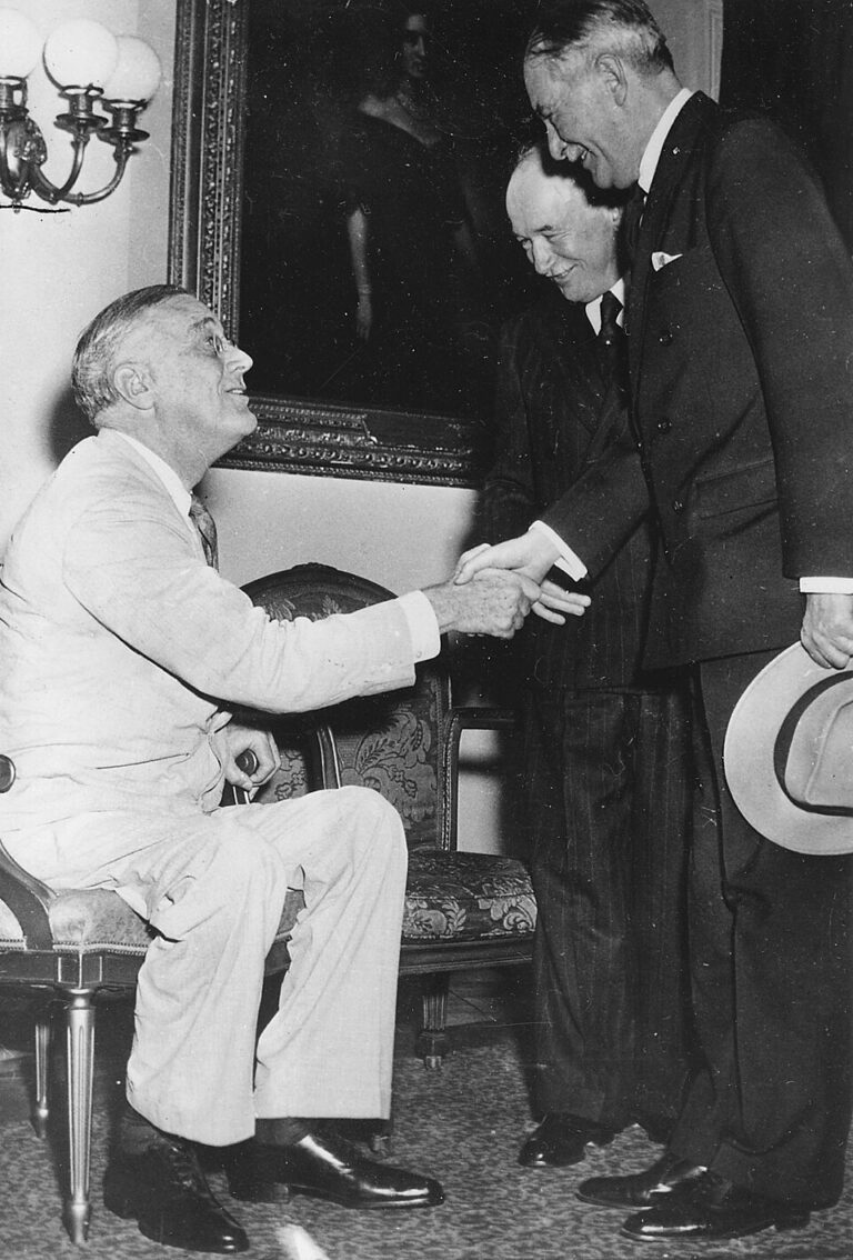 E. Beneš a prezident Franklin D. Roosevelt v roce 1943