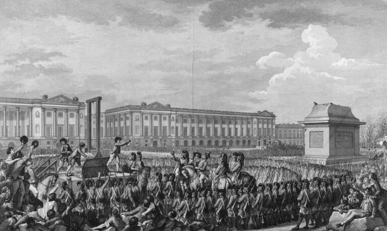 Poprava rozhodně neprobíhá tak, jak později revolucionáři popisují.