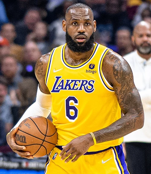 LeBron Raymone James hrající za Los Angeles Lakers.