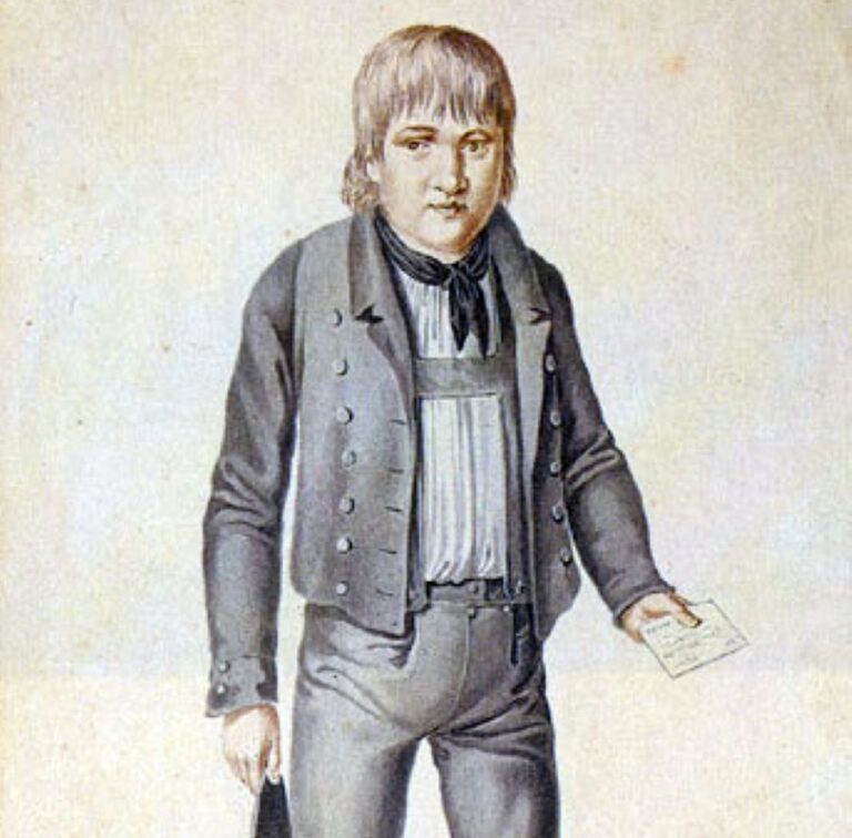Tajemný nalezenec vzbudí zájem. O koho vlastně jde? Foto: Johann Georg Laminit (1775–1848) /Creative Commons/Public Domain
