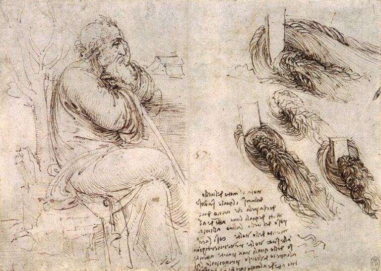 Leonardův možný autoportrét z roku 1513. Foto: Leonardo da Vinci (1452-1519)/Creative Commons/Public Domain