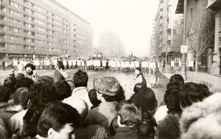 Bukurešť během revoluce v roce 1989