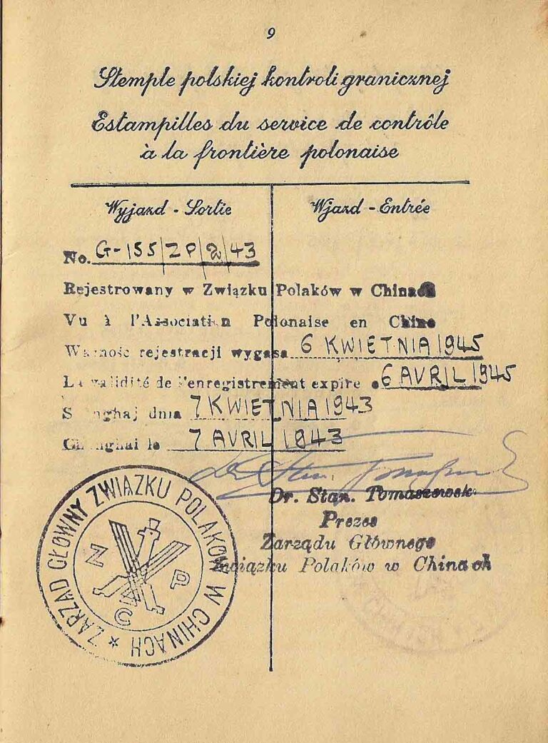 Registrace polského židovského pasu uvnitř ghetta.