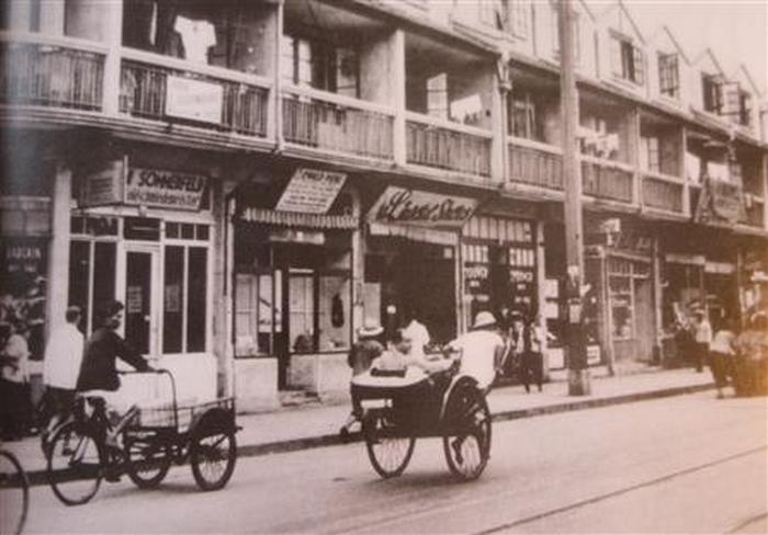 Pohled do šanghajského ghetta v roce 1943.