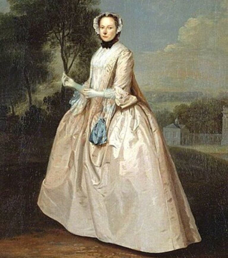 Dámy měly kabelky. Foto: Arthur Devis (1712-1787)/Creative Commons/Public Domain
