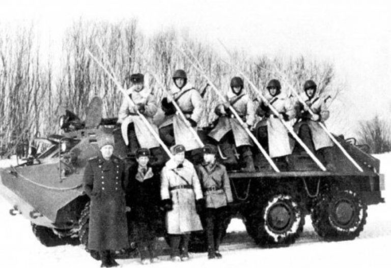 Sovětští vojáci během konfliktu.