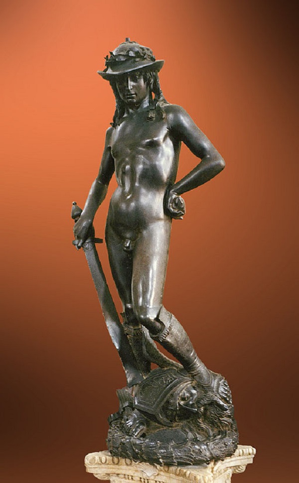 Jedním z nejznámějších Donatellových děl je socha Davida.