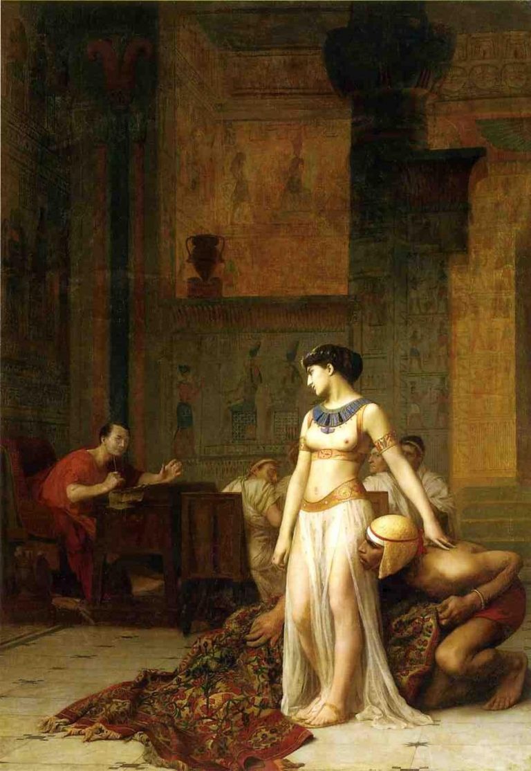 Nejslavnější Caesarovou milenkou byla egyptská královna Kleopatra.