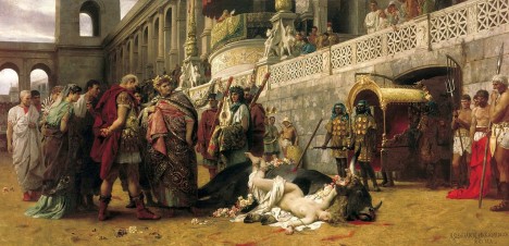 Císař Nero prosluje také fanatickým pronásledováním prvních křesťanů
