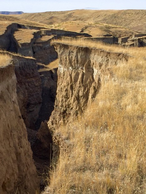 SVědce znepokojuje puklina, která se v národním parku Yellowstone objevila loni v říjnu. Je 700 metrů dlouhá a přes čtyřicet metrů široká.