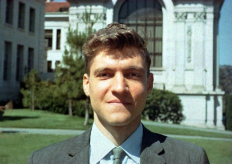 Kaczynski jako mladý profesor na univerzitě v Berkeley, 1968.
