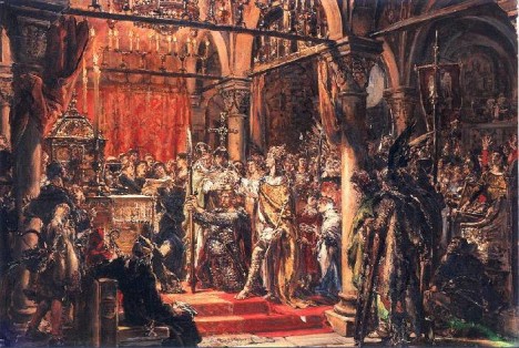 Královské korunovace se polský vladař dočká až těsně před svou smrtí v roce 1025