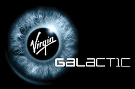 Logo americké firmy Virgin Galactic.