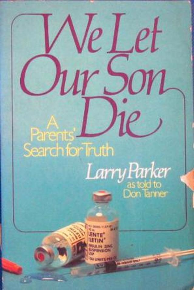 Ze svých pocitů z nepovedeného zázraku se Larry Parker vyznává v knize Nechali jsme svého syna zemřit.
